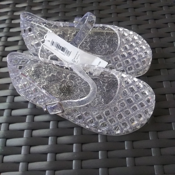 old navy clear jelly sandals